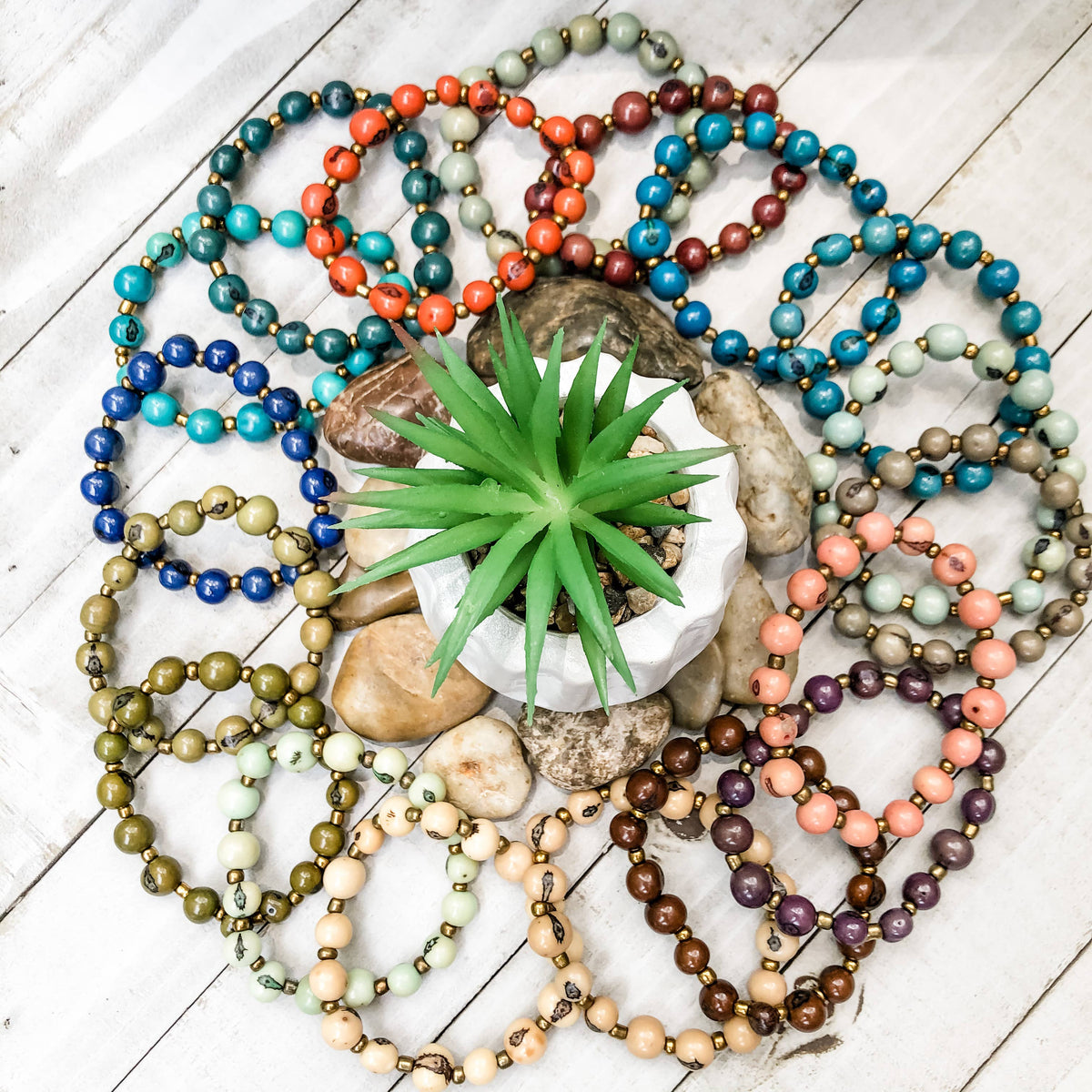 Seeds of Hope Bracelet - Cafe