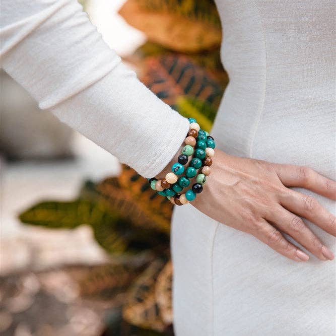 Stackable Bracelet: Orange Combo