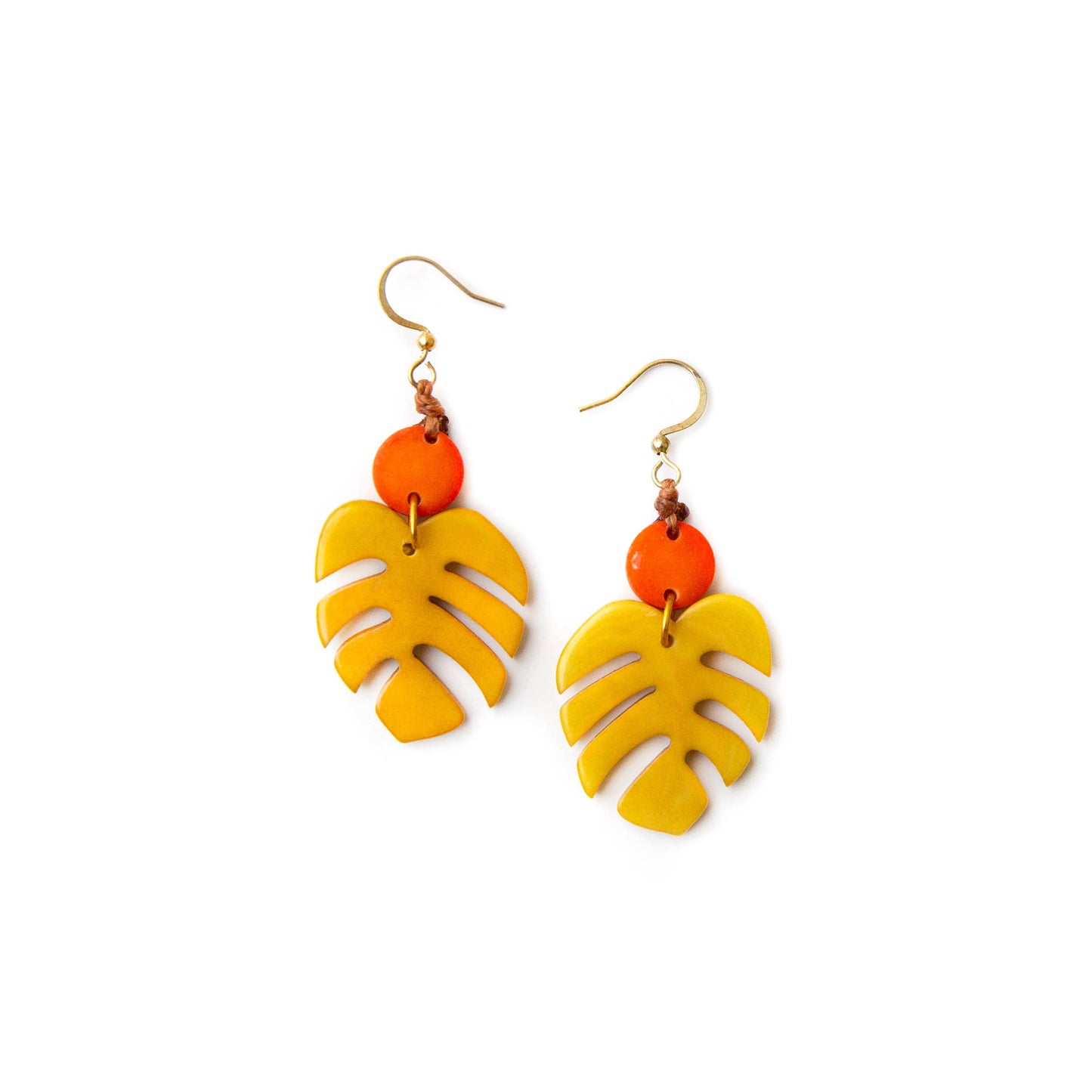 Dalia Earrings: Lime